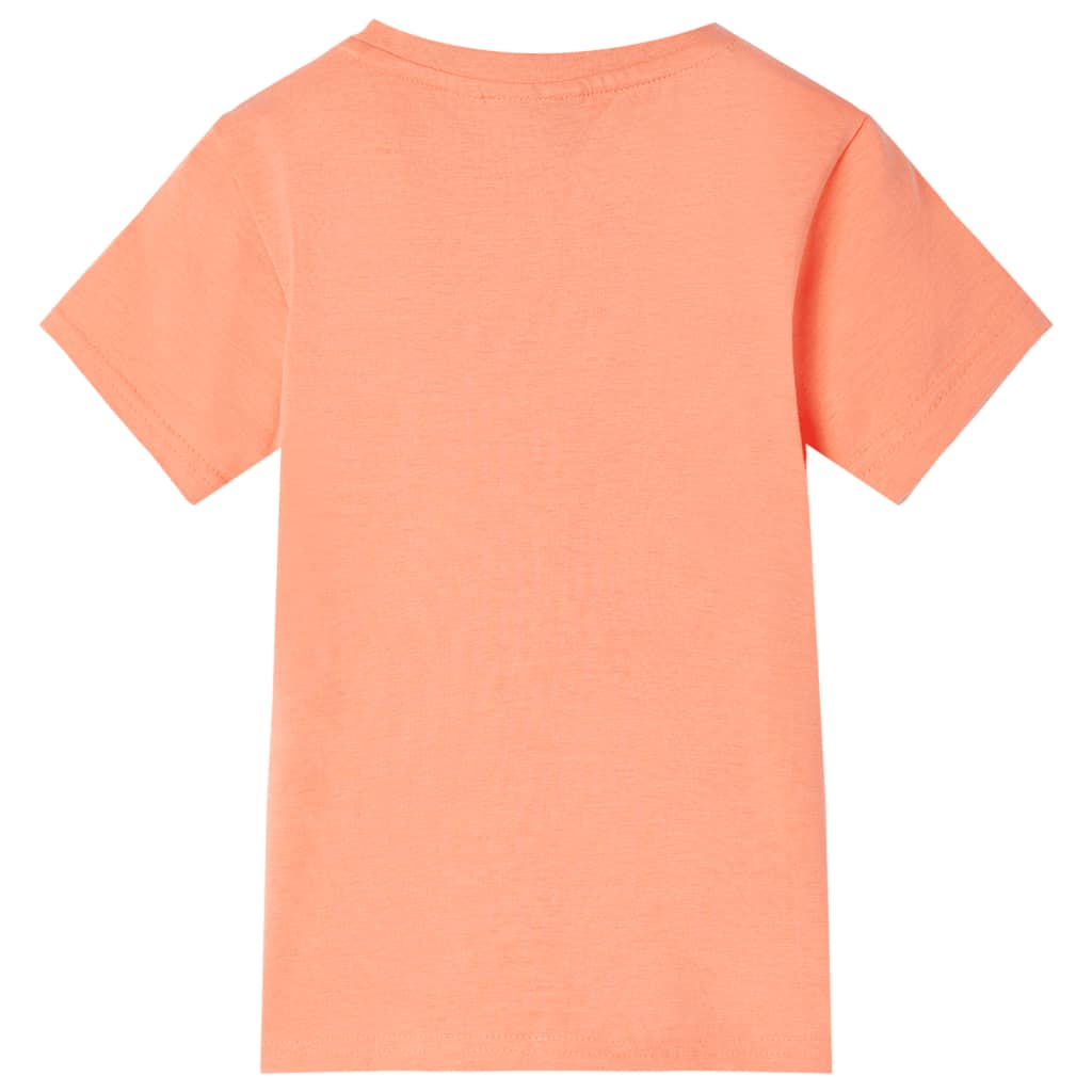 vidaXL Kindershirt 104 neonoranje afbeelding