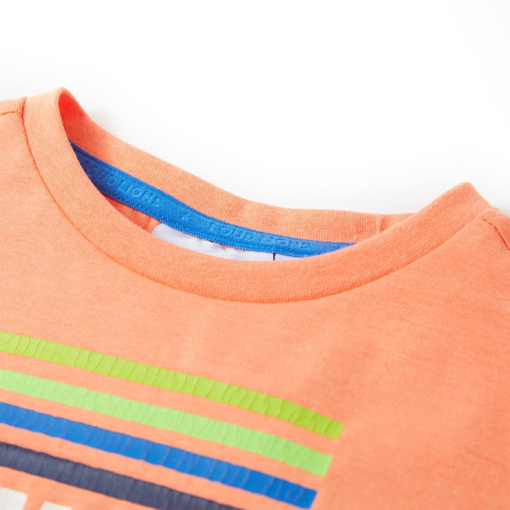 Thumbnail - vidaXL Kinder-T-Shirt Neonorange 128