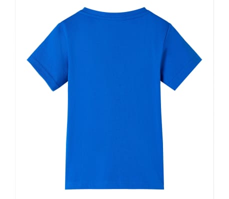 T-shirt pour enfants bleu vif 92