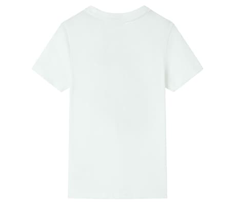 Kids' T-shirt with Short Sleeves Ecru 92