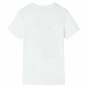 Kindershirt met korte mouwen 128 ecru