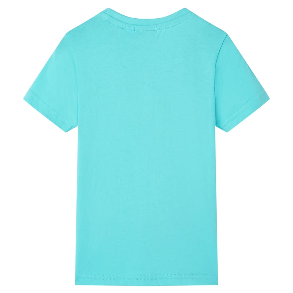 vidaXL Kindershirt met korte mouwen 104 zeeblauw afbeelding