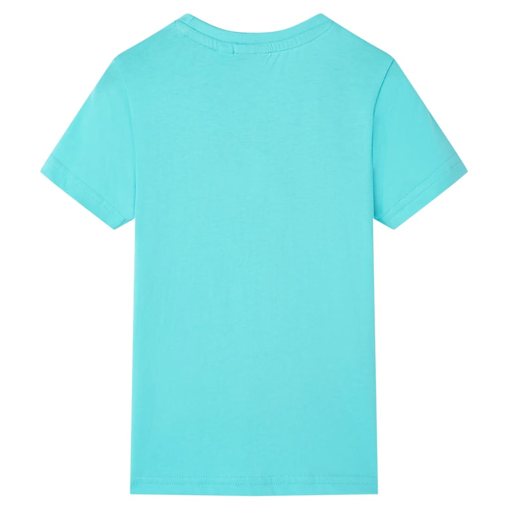 vidaXL Kindershirt met korte mouwen 116 zeeblauw afbeelding