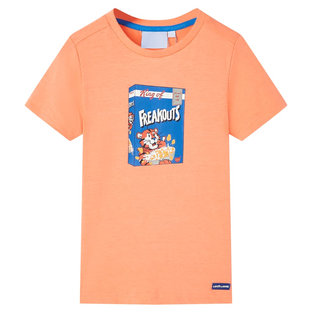 vidaXL Kinder-Kurzarmshirt Neonorange 116