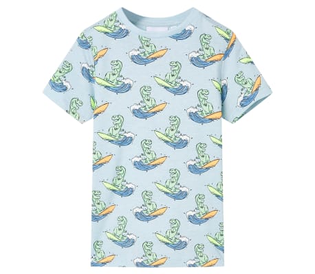 Kinderpyjama met korte mouwen 92 lichtblauw