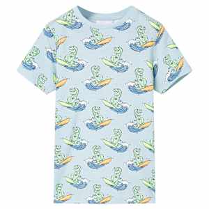 Kinderpyjama mit Kurzen &Auml;rmeln Hellblau 140