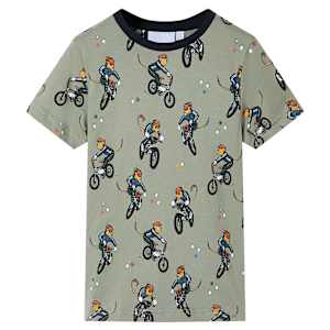 Детска пижама с къс ръкав, светлооранжева, 140