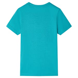 T-shirt pour enfants avec manches courtes menthe fonc&eacute; 104