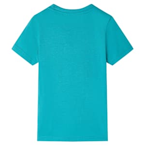 T-shirt pour enfants avec manches courtes menthe fonc&eacute; 116