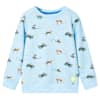 vidaXL Kids'Sweatshirt Light Blue Melange 92 116