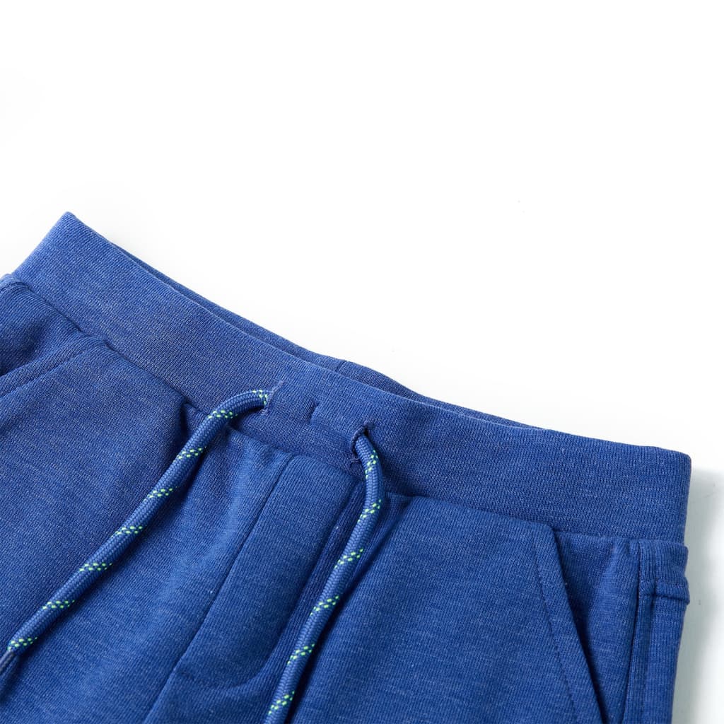 Thumbnail - vidaXL Kindershorts mit Kordelzug Blau Melange 116