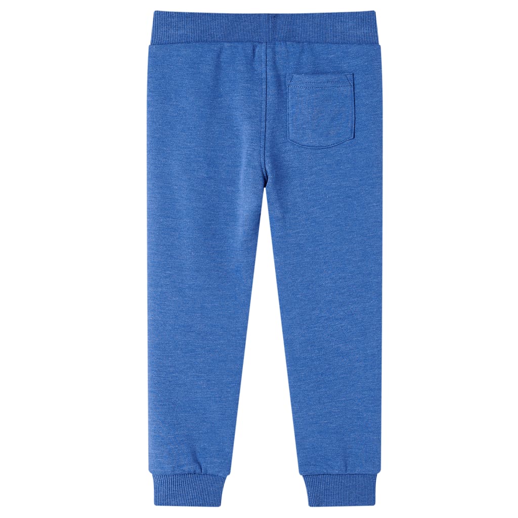 vidaXL Kinderjoggingbroek 116 gemêleerd blauw afbeelding