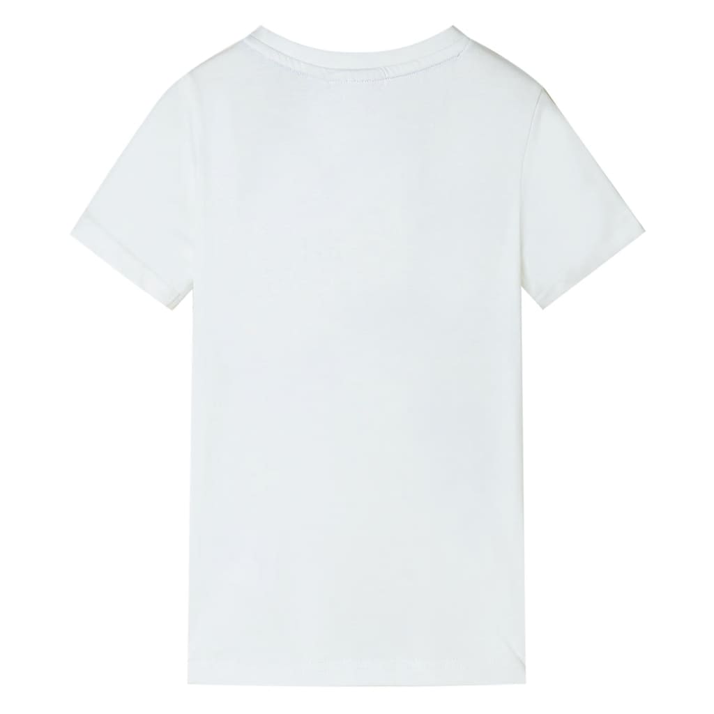 vidaXL Kindershirt 92 ecru afbeelding