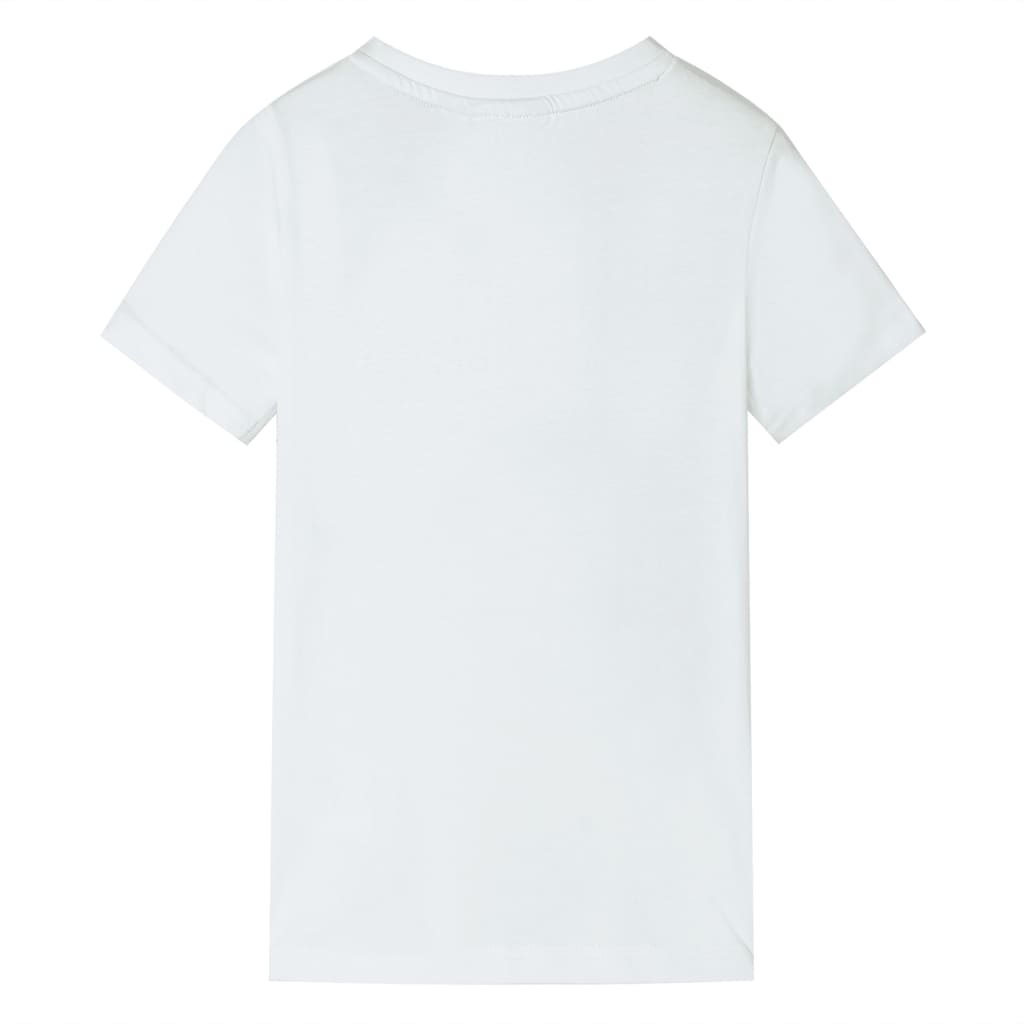 vidaXL Kindershirt 104 ecru afbeelding