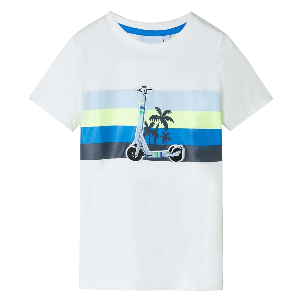 vidaXL Kinder-T-Shirt Ecru 140