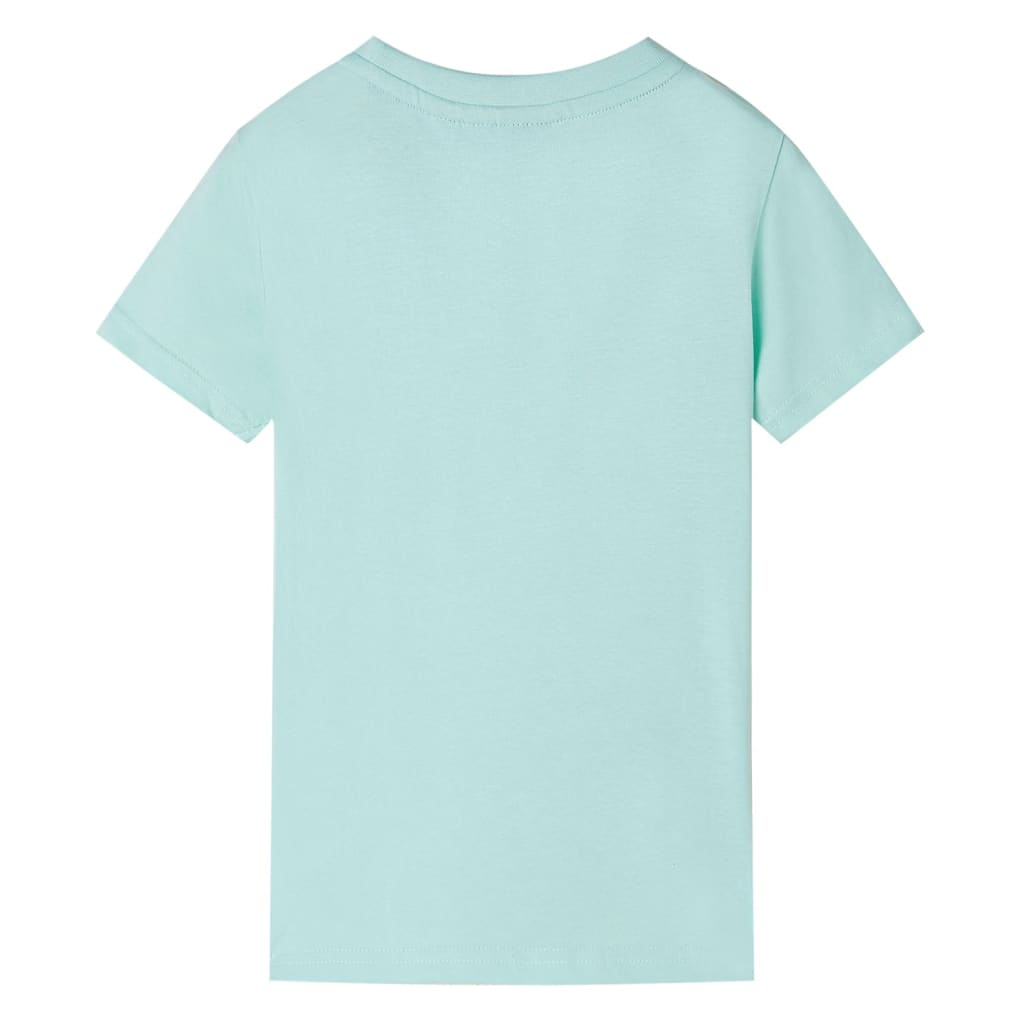 vidaXL Kindershirt 104 lichtmintkleurig afbeelding