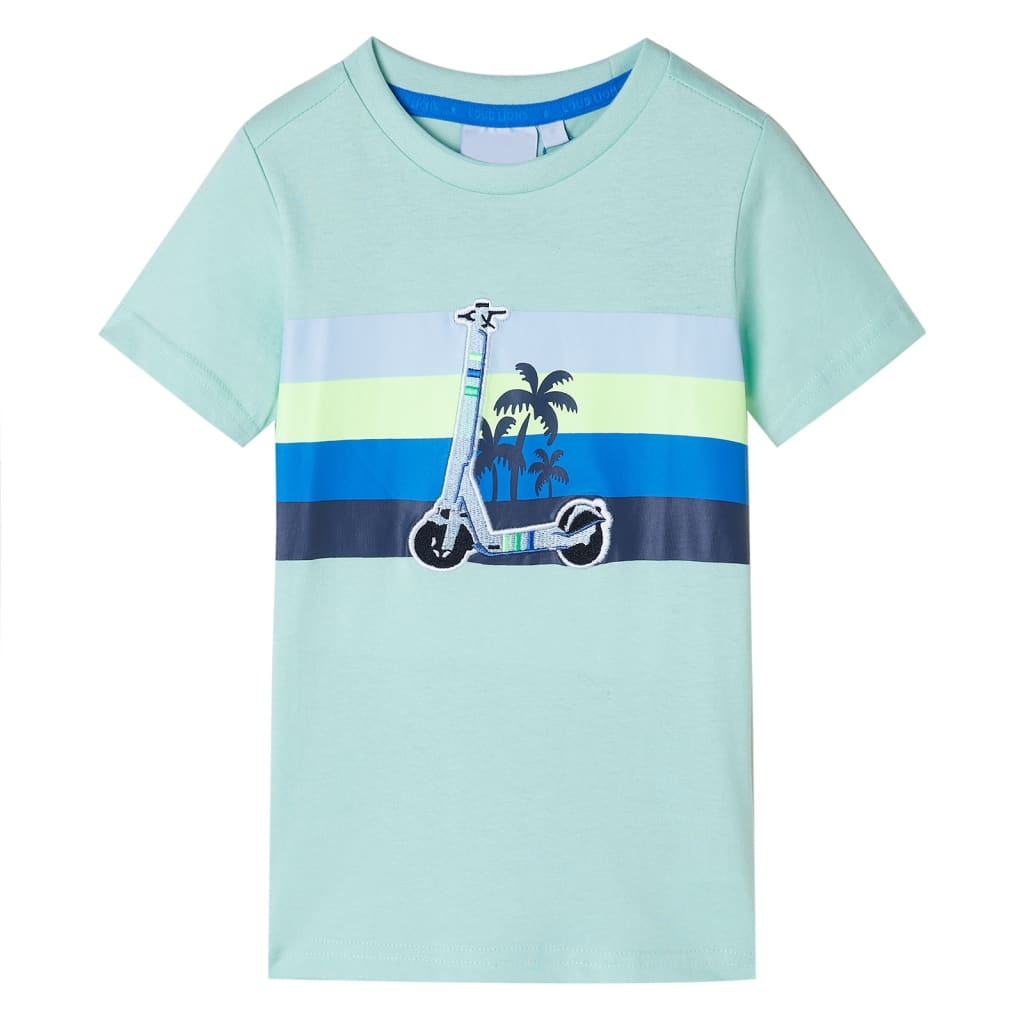 vidaXL Kids'T-shirt Ecru 92 Mint 140
