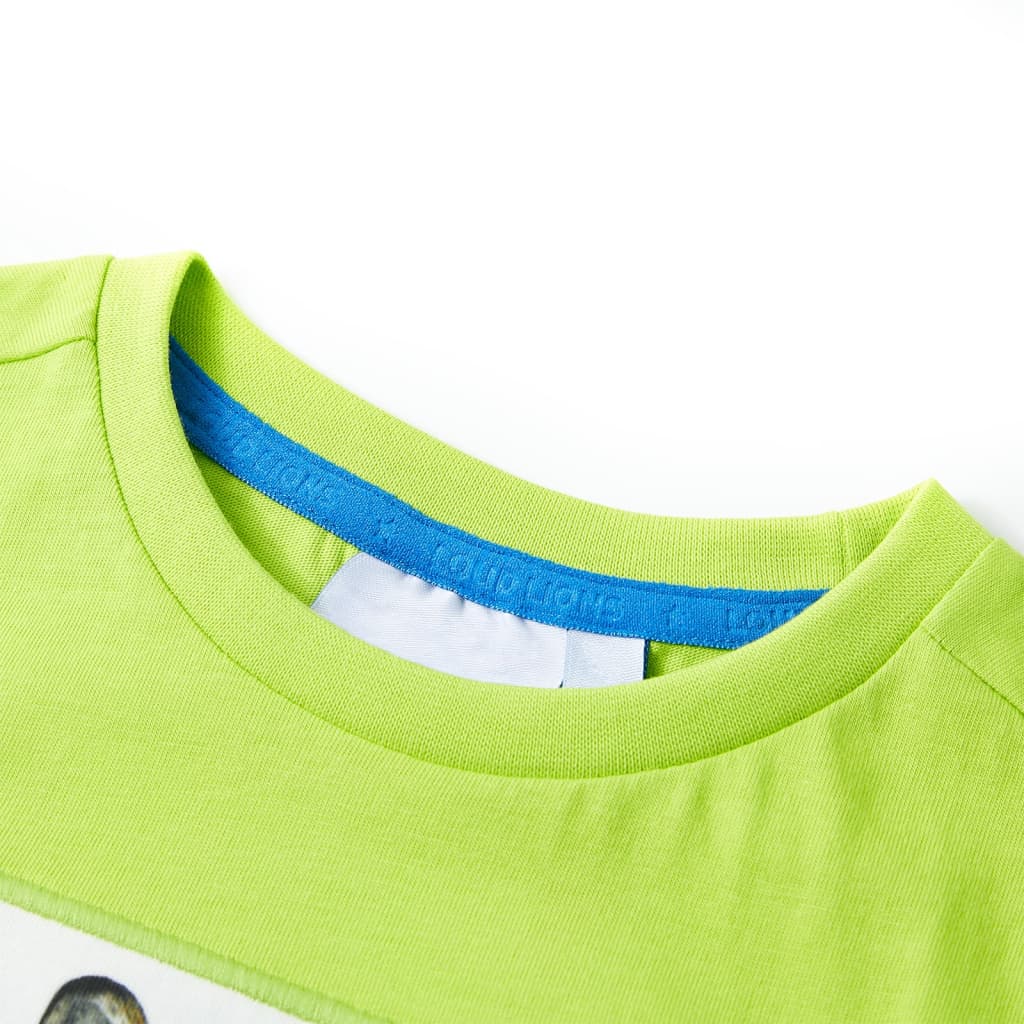 Thumbnail - vidaXL Kinder-Kurzarmshirt Limette 104