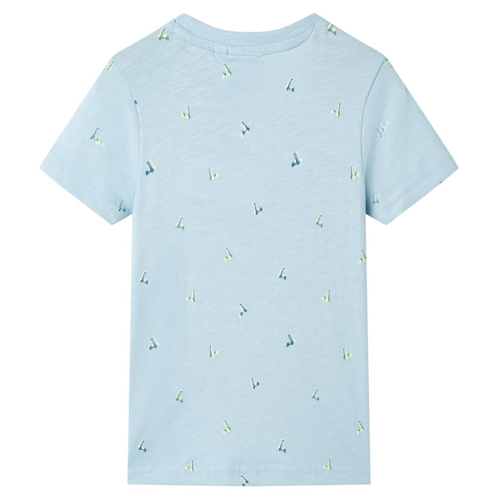 vidaXL Kindershirt 92 lichtblauw afbeelding