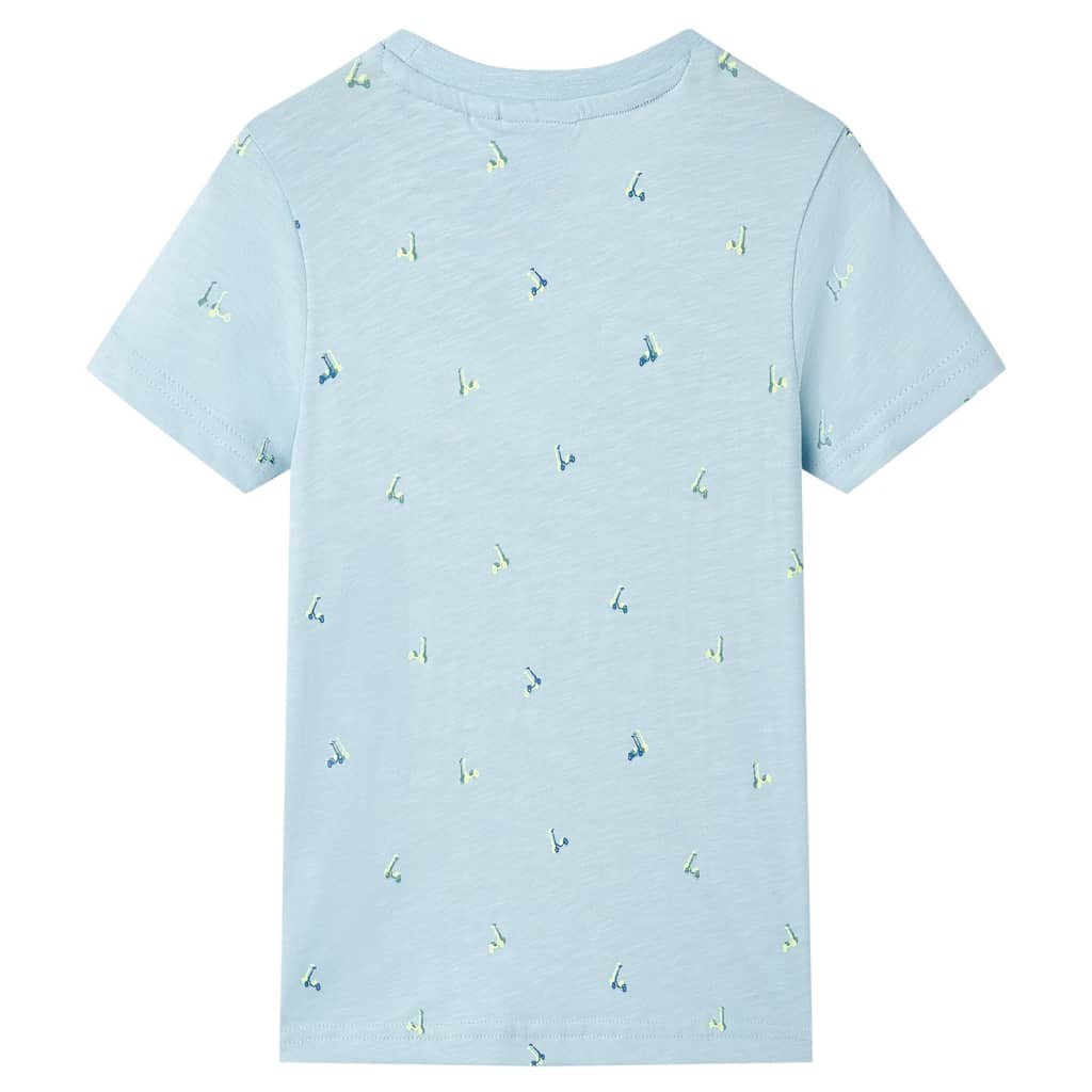 vidaXL Kindershirt 116 lichtblauw afbeelding