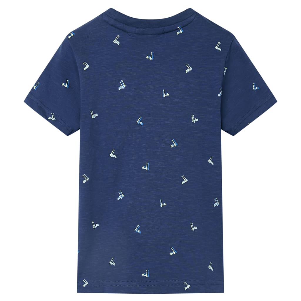vidaXL Kindershirt 104 donkerblauw afbeelding
