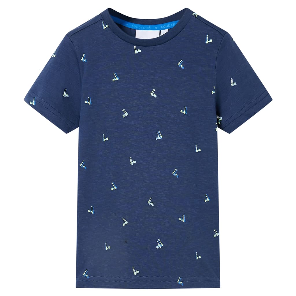 Kinder-T-Shirt Dunkelblau 116
