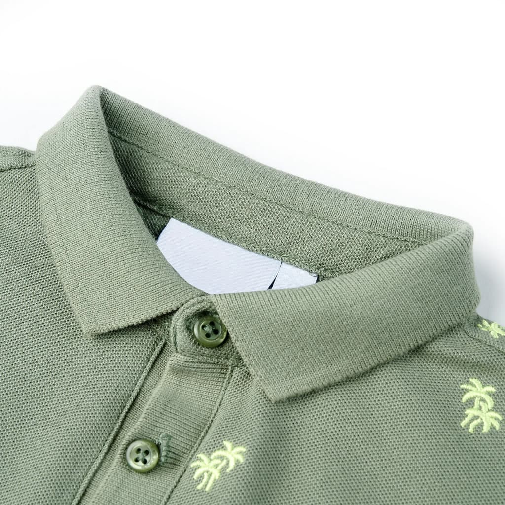 Thumbnail - vidaXL Kinder-Poloshirt Khaki 140