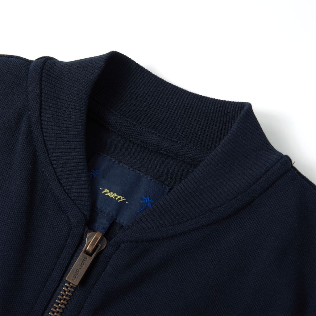 Thumbnail - vidaXL Kinder-Sweatshirt mit Reißverschluss Marineblau 92