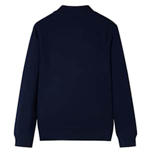 Sweatshirt para crian&ccedil;a com fecho azul-marinho 140