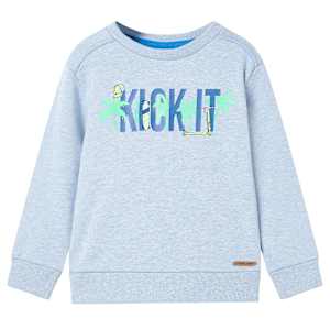 Otroški pulover nežno modra melange 116