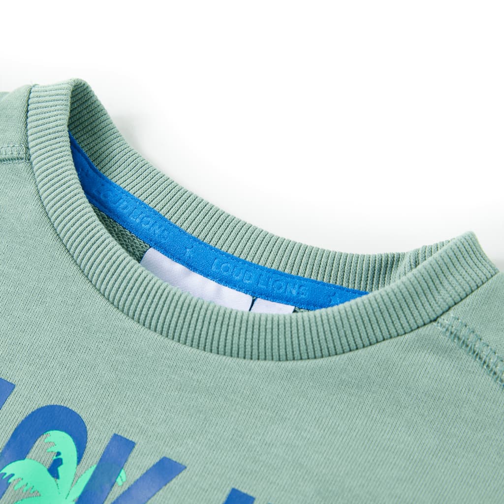 Thumbnail - vidaXL Kinder-Sweatshirt Helles Khaki 140