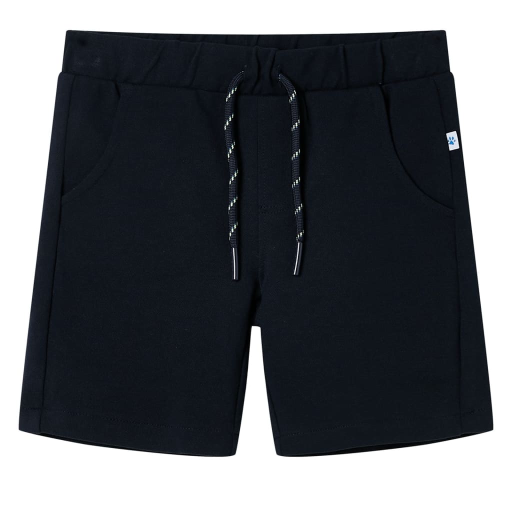 vidaXL Kindershorts mit Kordelzug Marineblau 116