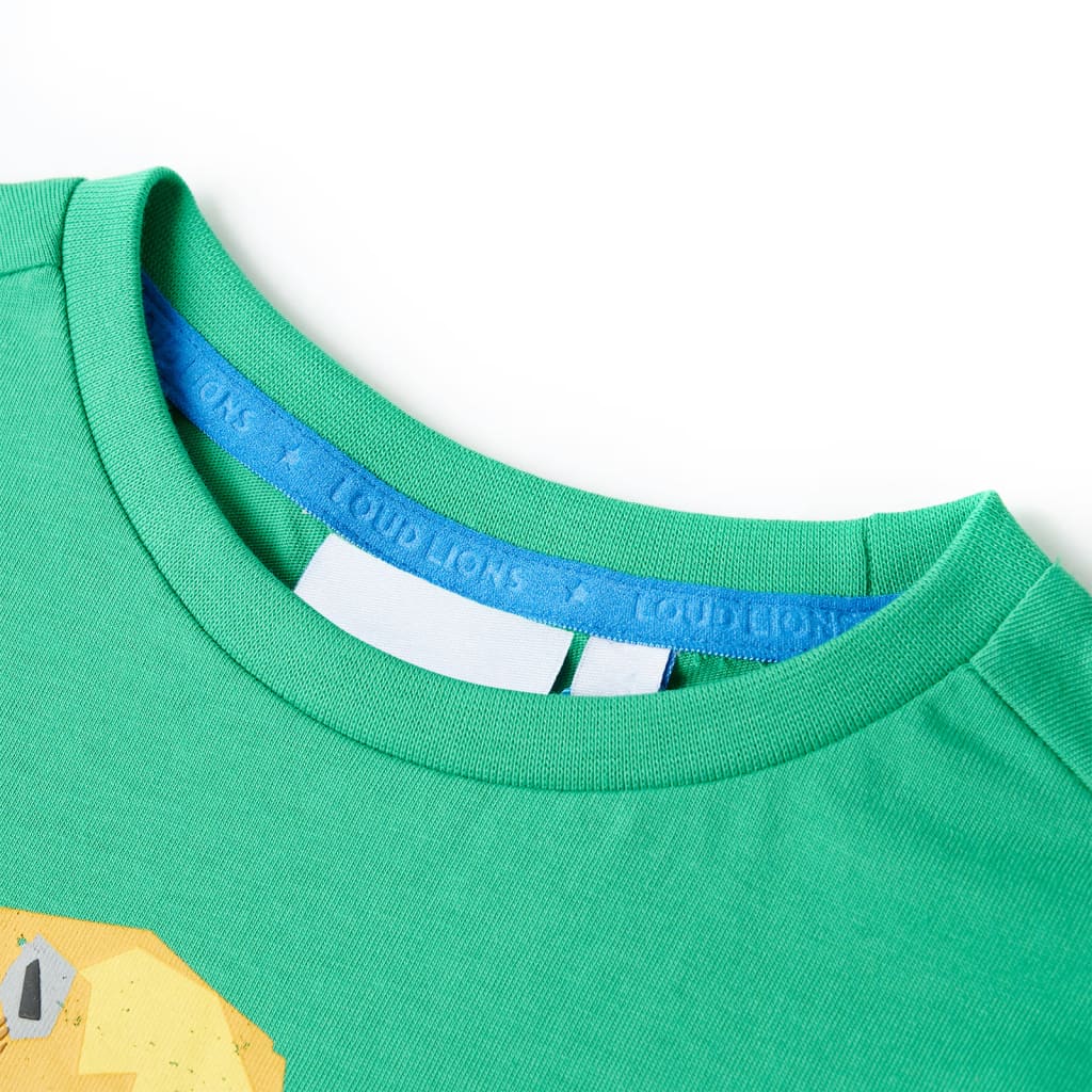 Thumbnail - vidaXL Kinder-T-Shirt Grün 128