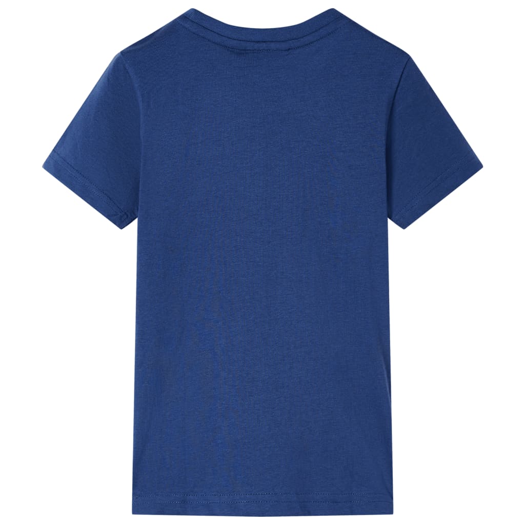 vidaXL Kindershirt 140 donkerblauw afbeelding