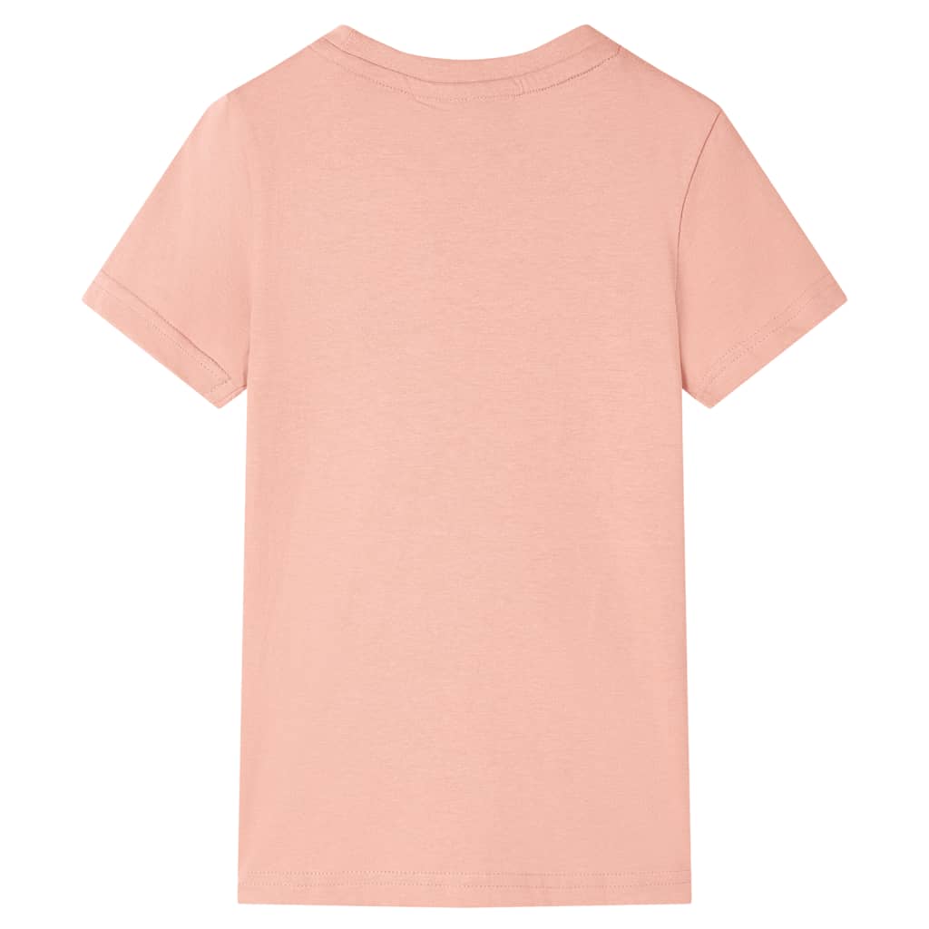vidaXL Kindershirt 92 lichtoranje afbeelding
