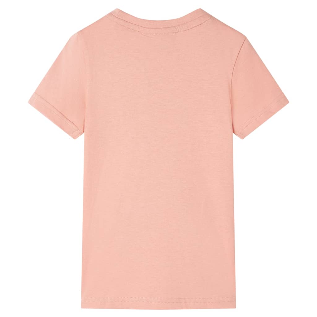 vidaXL Kindershirt 116 lichtoranje afbeelding
