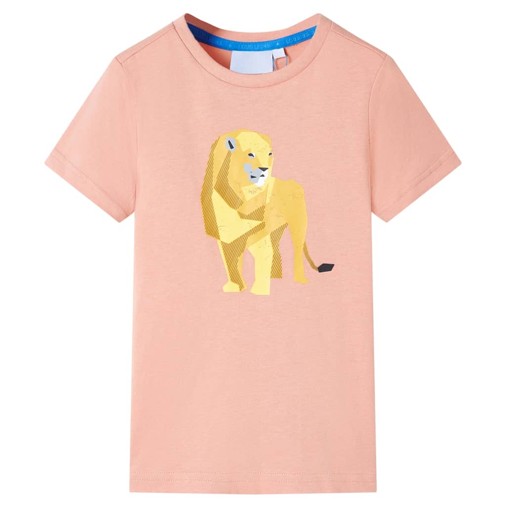 T-shirt pour enfants orange clair 140