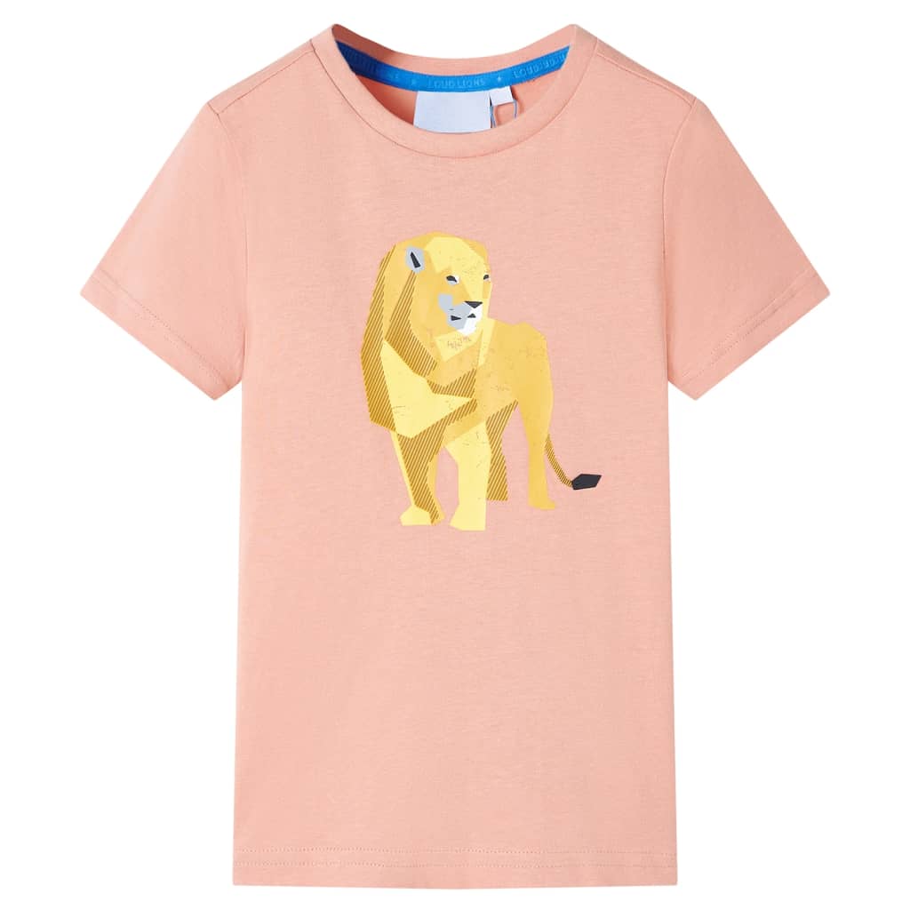 vidaXL Kinder-T-Shirt Hellorange 140