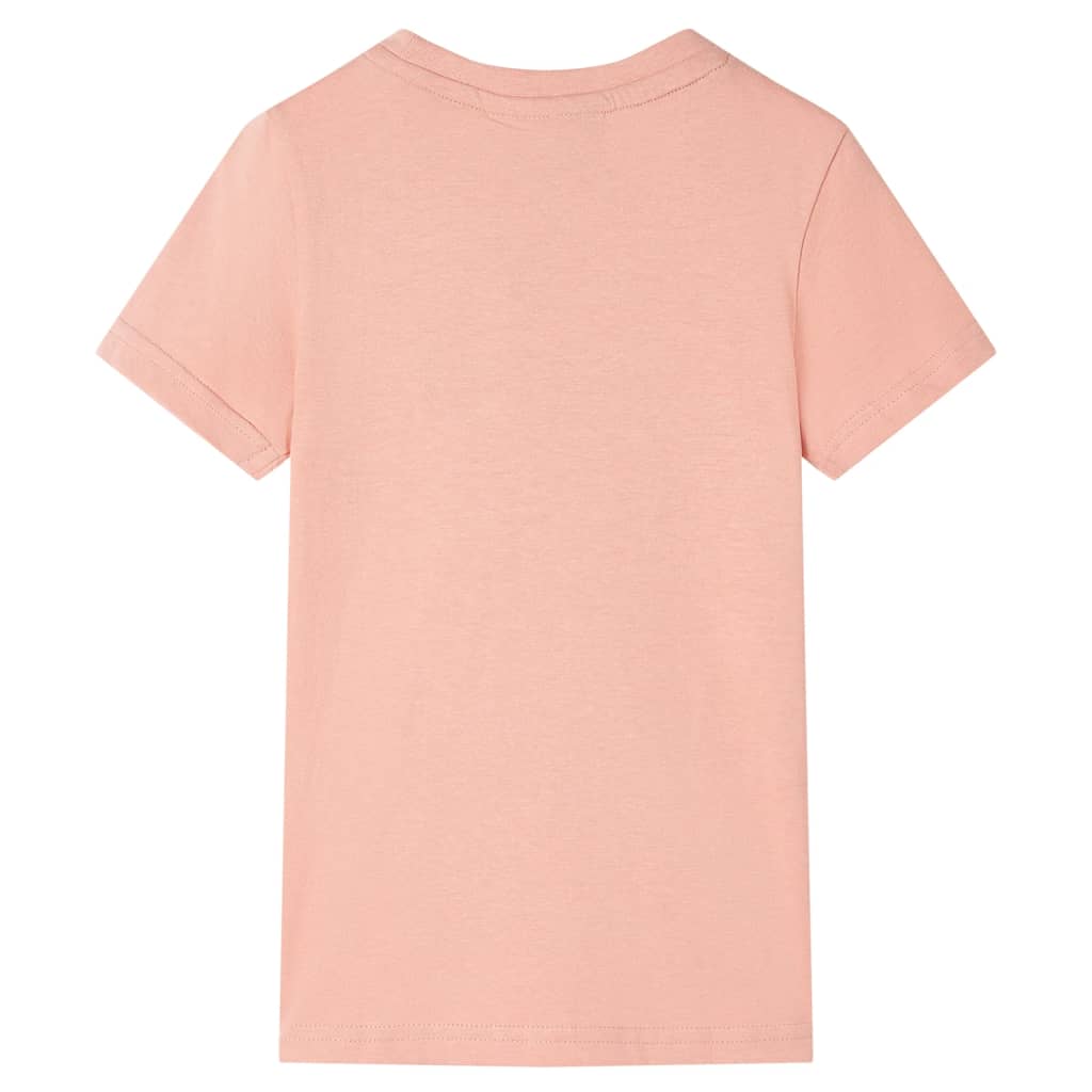 vidaXL Kindershirt 140 lichtoranje afbeelding