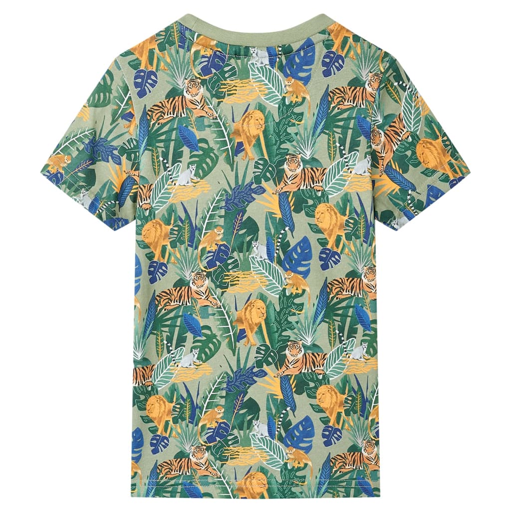 vidaXL Kindershirt met korte mouwen 92 meerkleurig afbeelding
