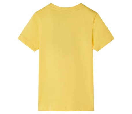 Kinder-Kurzarmshirt Helles Ocker 92