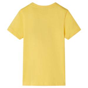 T-shirt pour enfants avec manches courtes ocre clair 140