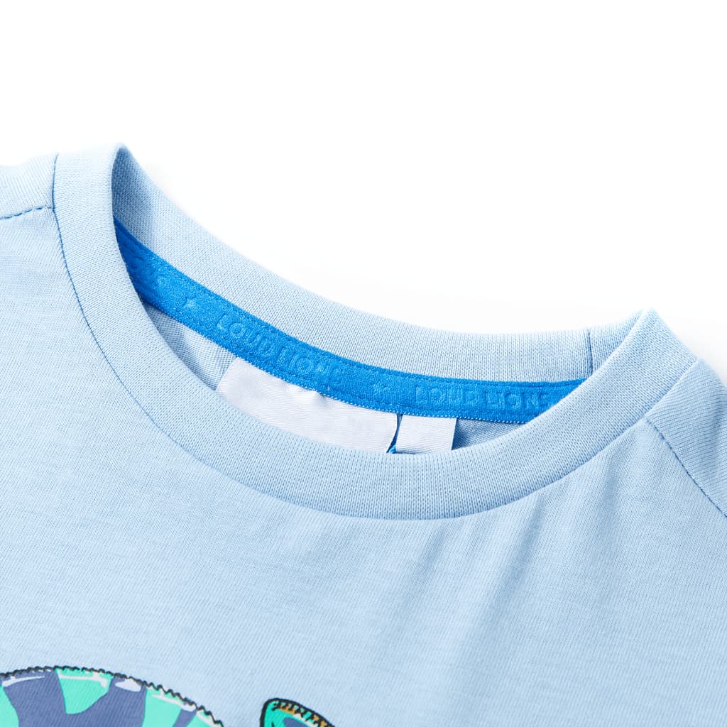 Thumbnail - vidaXL Kinder-Kurzarmshirt Hellblau 140