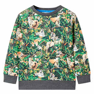 Otroški pulover starinsko zelena 116