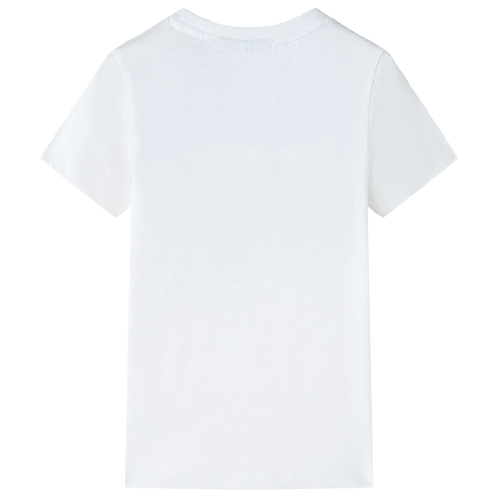 vidaXL Kindershirt 92 ecru afbeelding