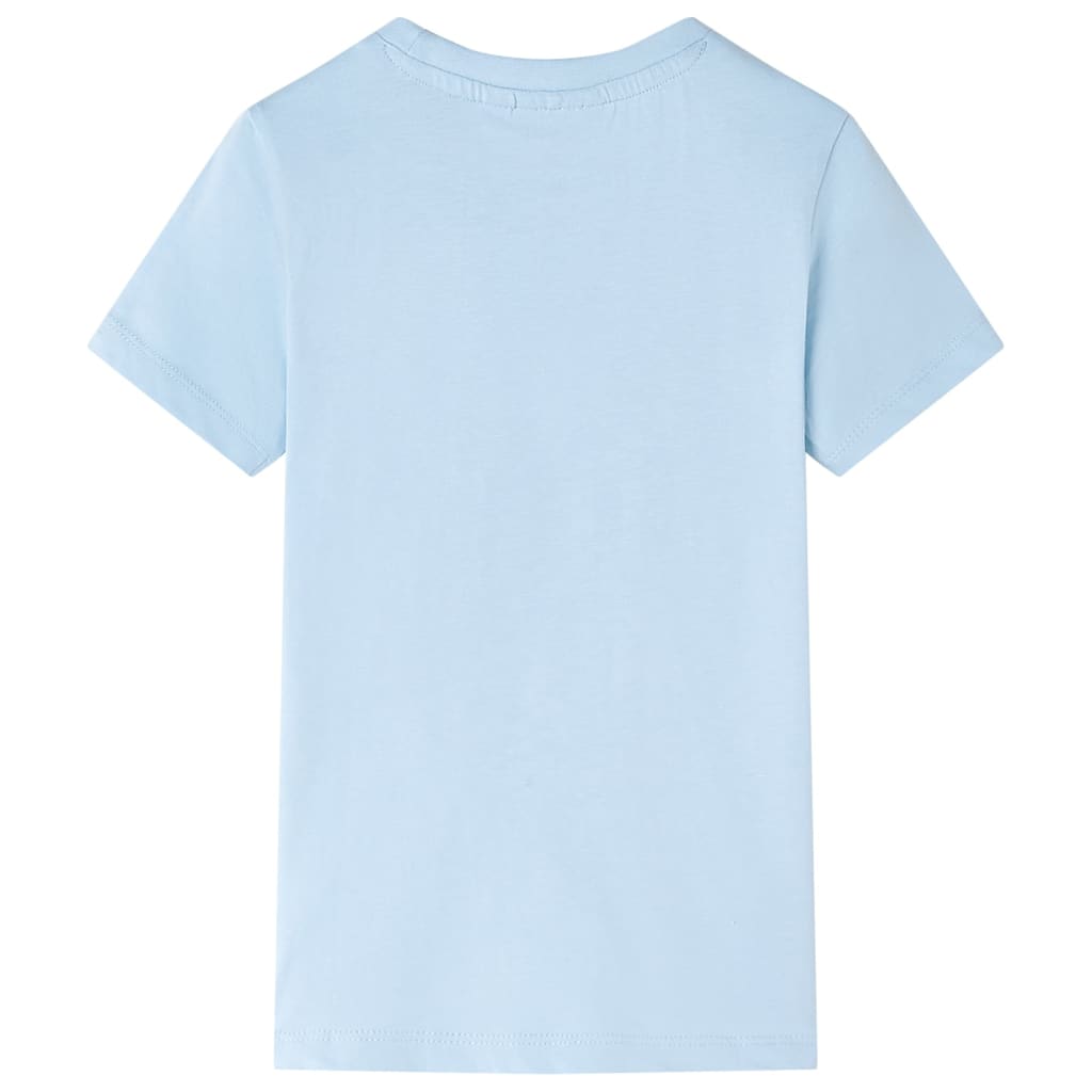 vidaXL Kindershirt 92 lichtblauw afbeelding