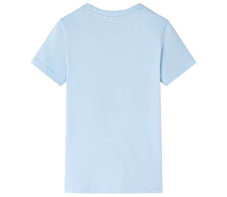 T-skjorte for barn bl&aring; 92