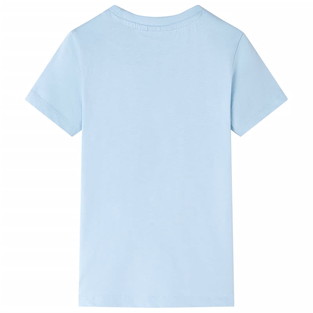 vidaXL Kindershirt 104 lichtblauw afbeelding