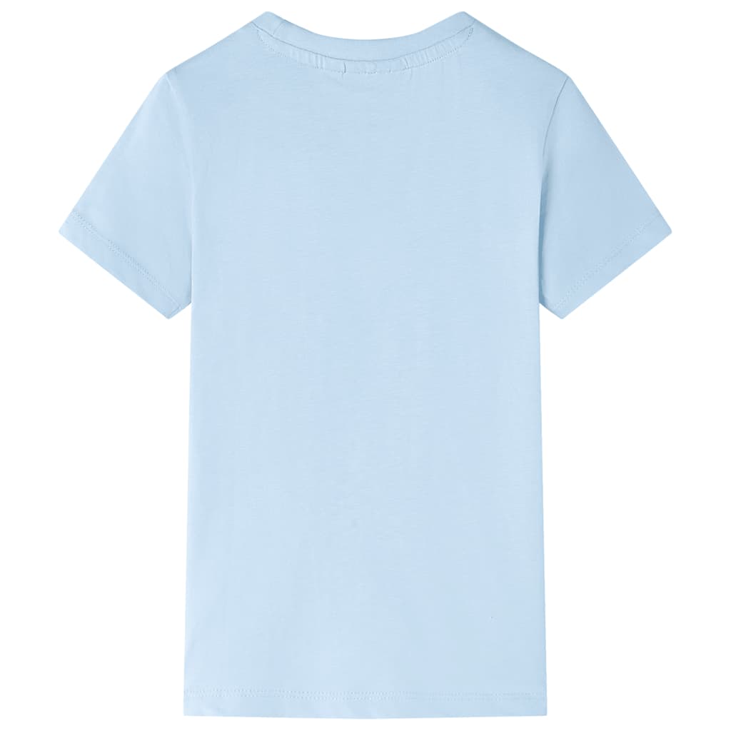 vidaXL Kindershirt 116 lichtblauw afbeelding