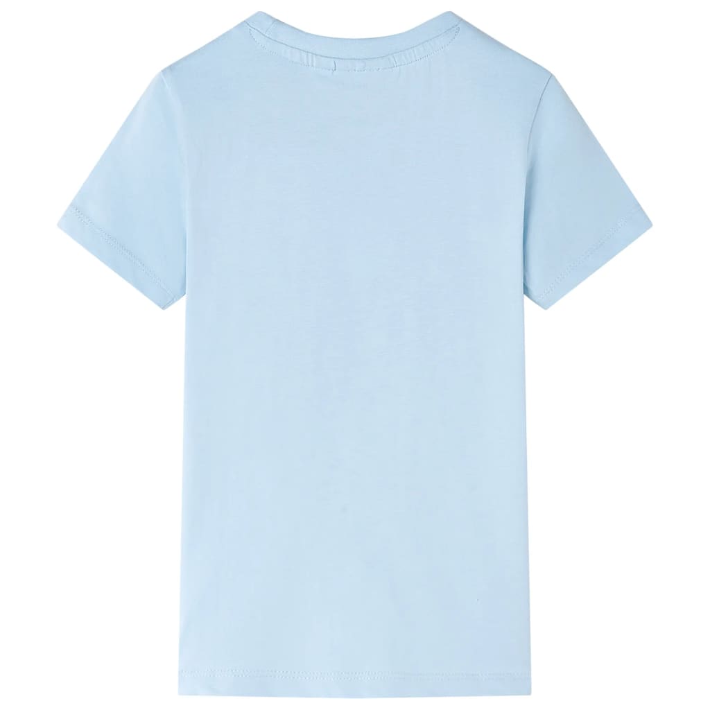 vidaXL Kindershirt 128 lichtblauw afbeelding